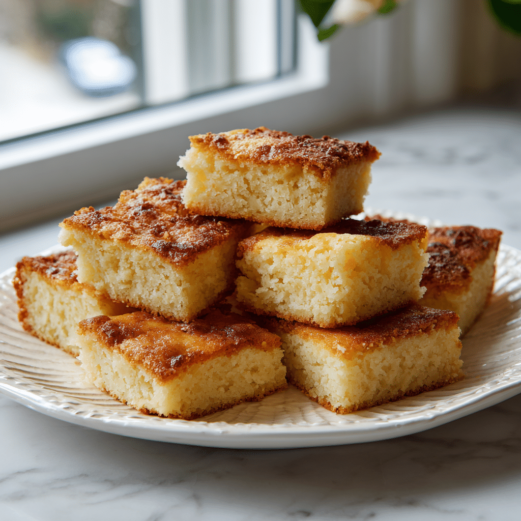 Neiman Marcus Cake Recipe: Easy, Rich, Gooey Perfection 4 Neiman Marcus Cake sliced into bars on white plate