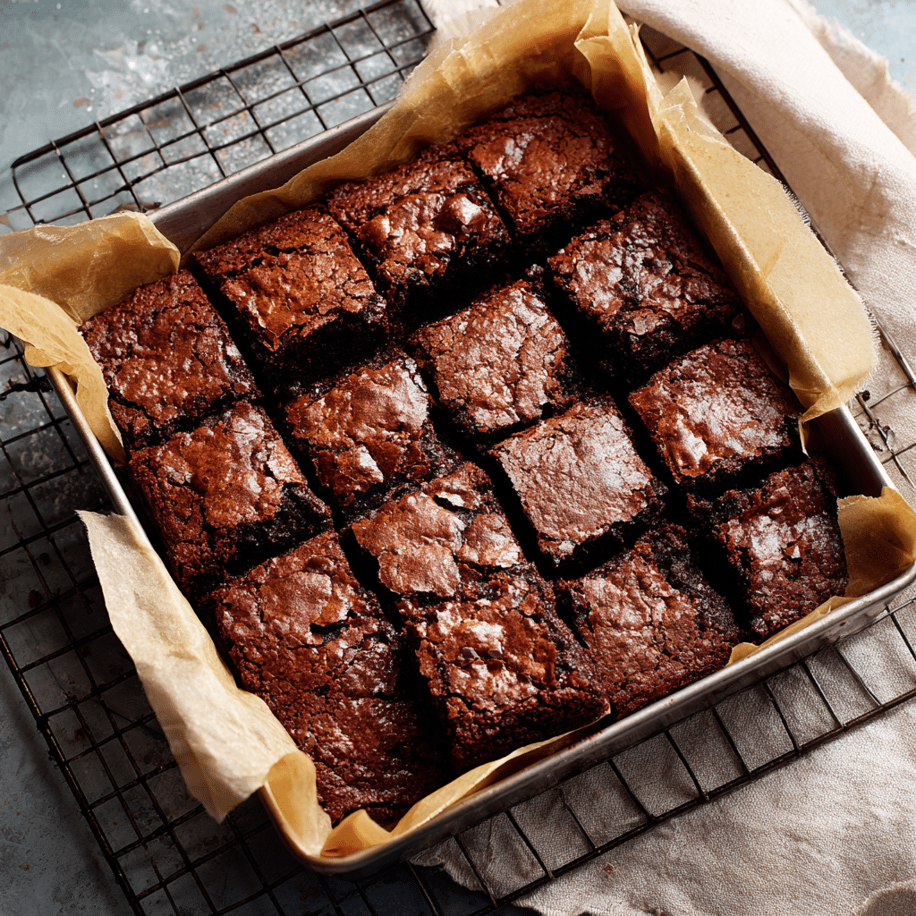 blending protein brownie batter