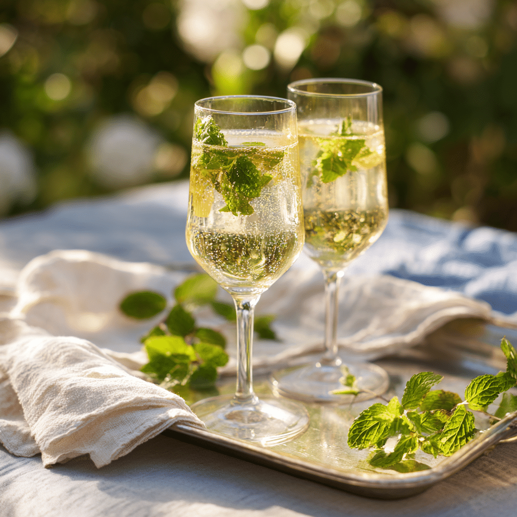 Hugo Spritz Recipe: Light, Refreshing & Easy Summer Cocktail 5 Hugo Spritz recipe featured drink with mint and lime