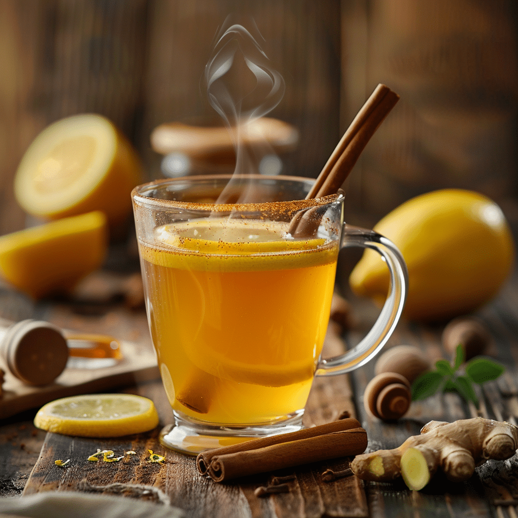 natural zepbound recipe drink on wooden table