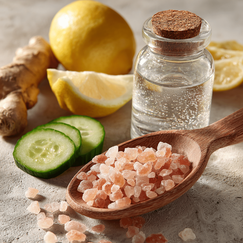 printable pink salt recipe card