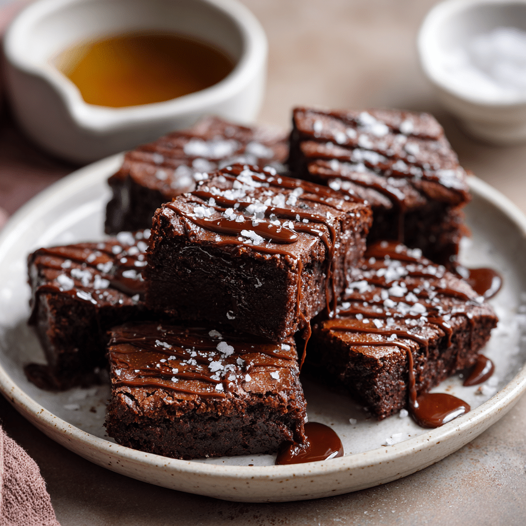 sliced protein brownies served