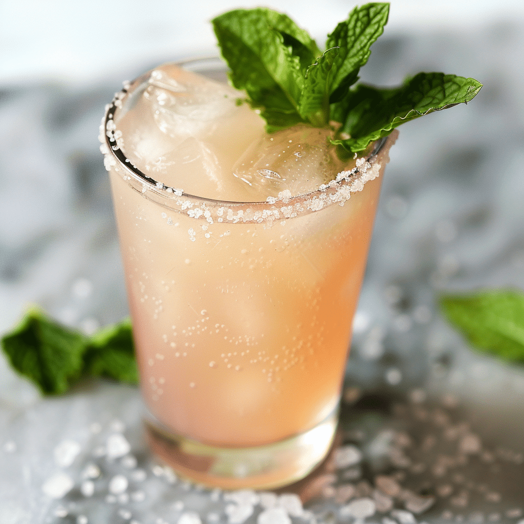 Pink salt weight loss drink ready to serve