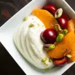 yogurt beaten​ served over salad