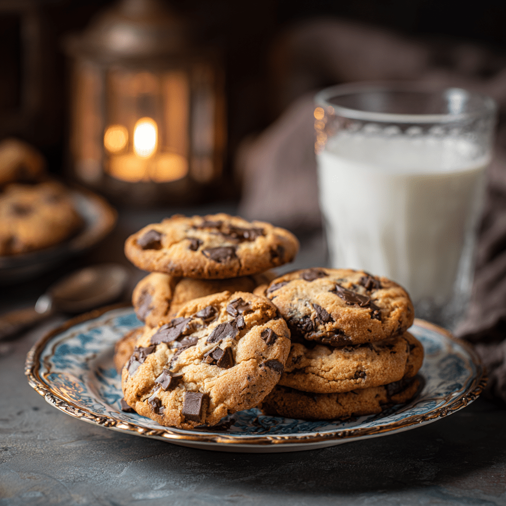 The Best Chocolate Chip Cookie Recipe Ever 10 serving chocolate chip cookies with milk