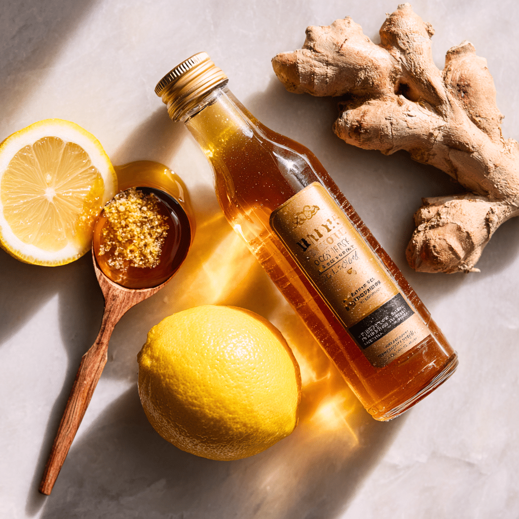 Natural Mounjaro recipe ingredients laid out