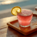 Glass of pink salt weight loss recipe