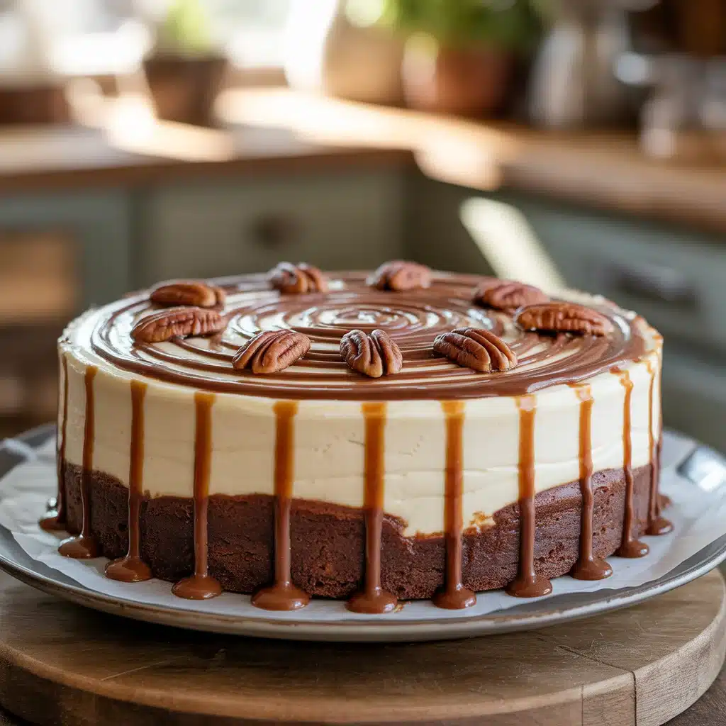 Caramel Brownie Cheesecake
