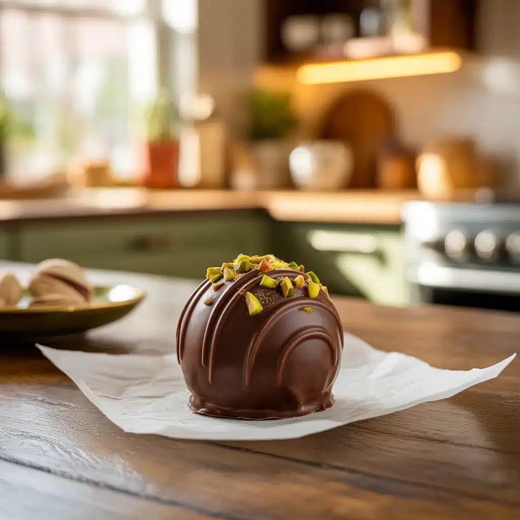 pistachio chocolate truffles