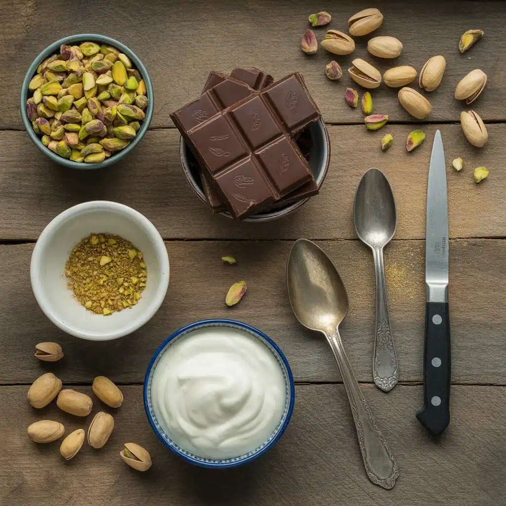 pistachio chocolate truffles