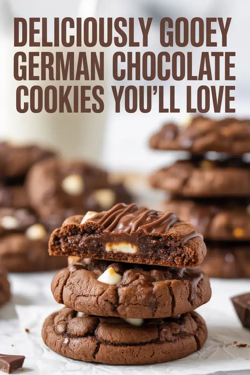 Deliciously Gooey German Chocolate Cookies You’ll Love