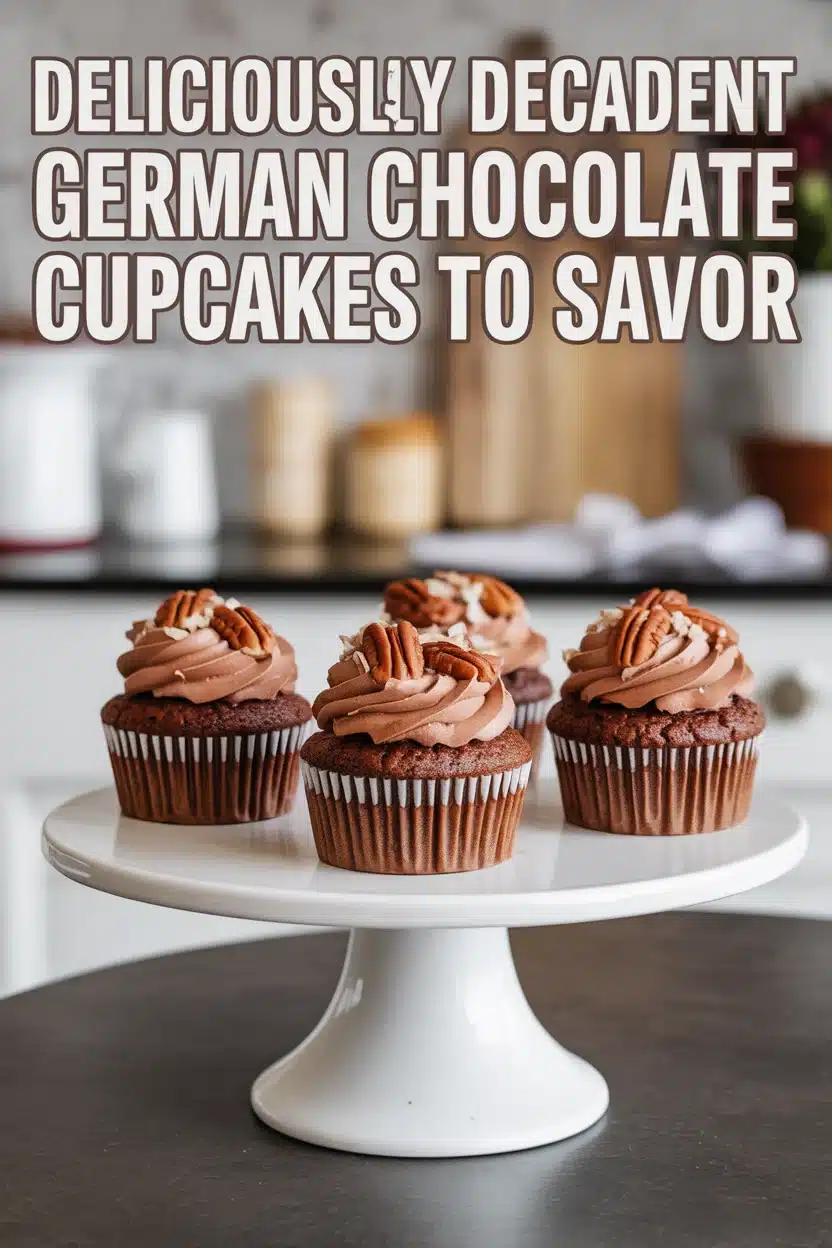 Deliciously Decadent German Chocolate Cupcakes to Savor 7 German Chocolate Cupcakes