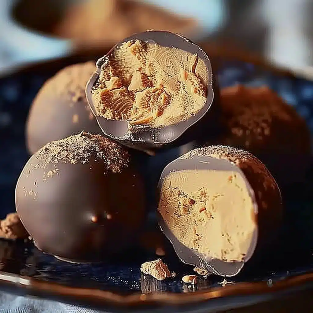 Chocolate Peanut Butter Snowballs 4 Delicious coffee truffles made with rich chocolate and aromatic coffee beans