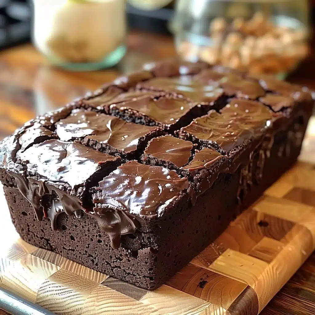 Hot Fudge Brownie Bread 4 Delicious hot fudge brownie bread fresh out of the oven