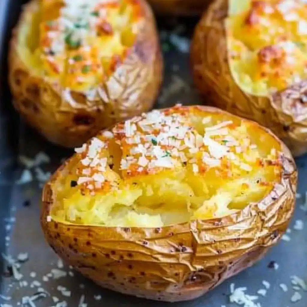 Air Fryer Baked Potatoes 3 Air Fryer Baked Potatoes