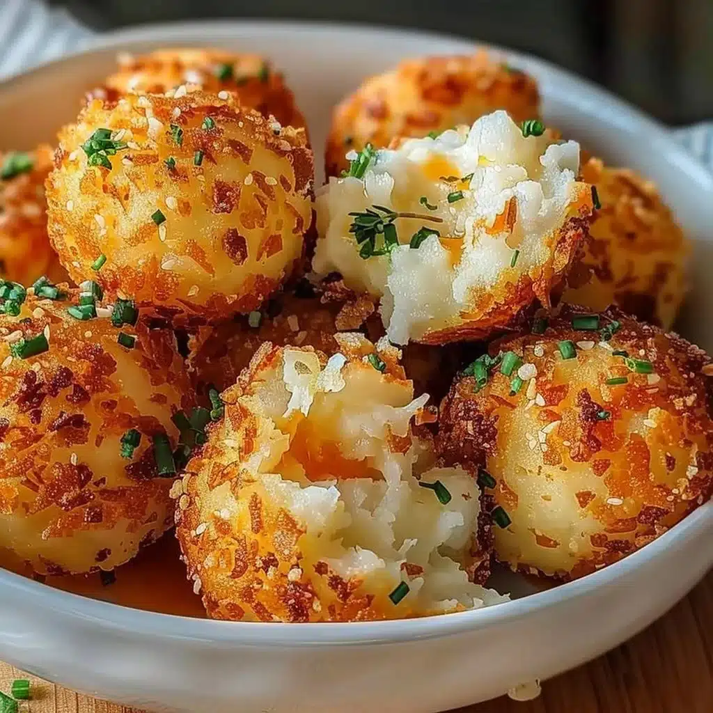 Air Fryer Cheesy Mashed Potato Balls 3 Air Fryer Cheesy Mashed Potato Balls