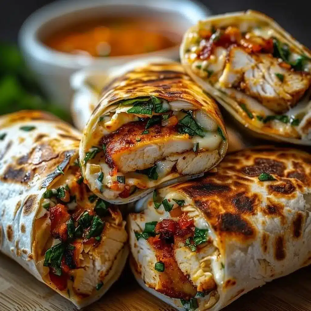 Air Fryer Chicken & Mozzarella Wraps 3 Air Fryer Chicken & Mozzarella Wraps