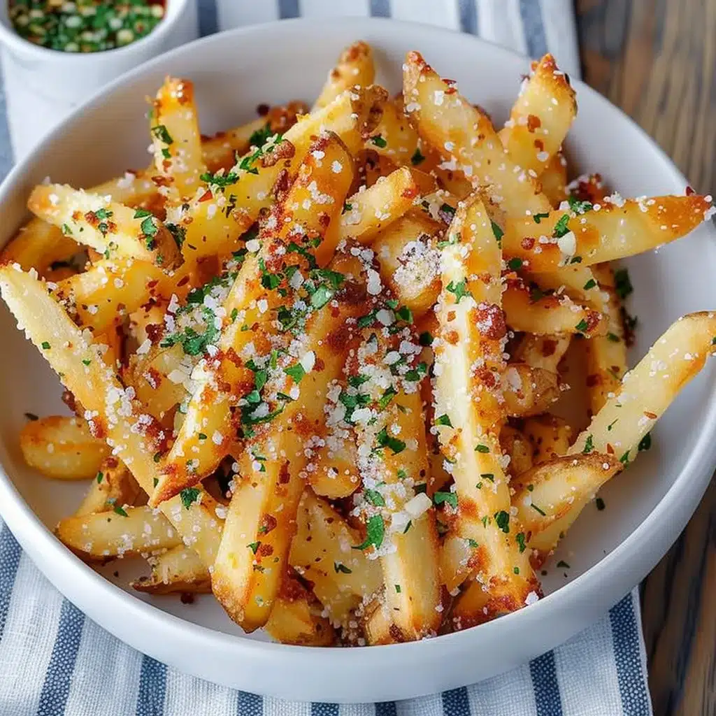 Air Fryer Garlic Parmesan Fries 3 Air Fryer Garlic Parmesan Fries