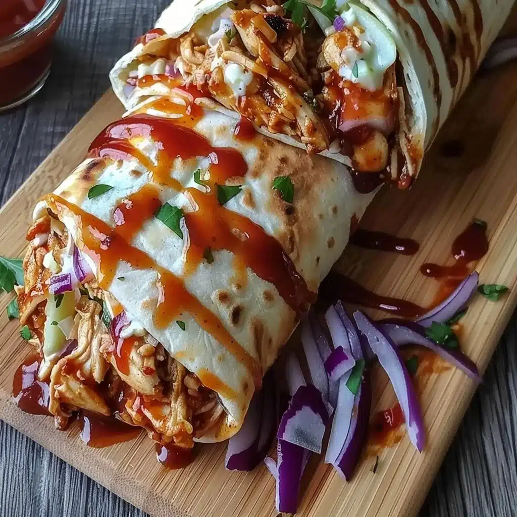 BBQ Chicken Wraps 3 BBQ Chicken Wraps