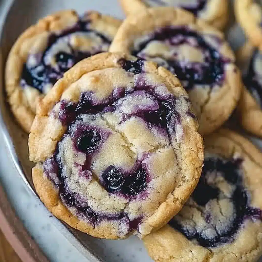 Blueberry Cheesecake Cookies 3 Blueberry Cheesecake Cookies