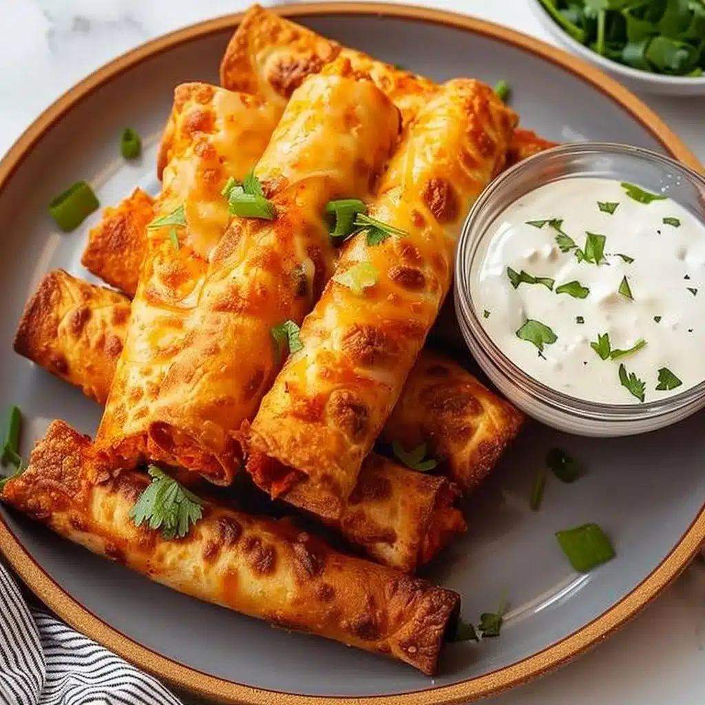 Buffalo Chicken Taquitos 3 Buffalo Chicken Taquitos