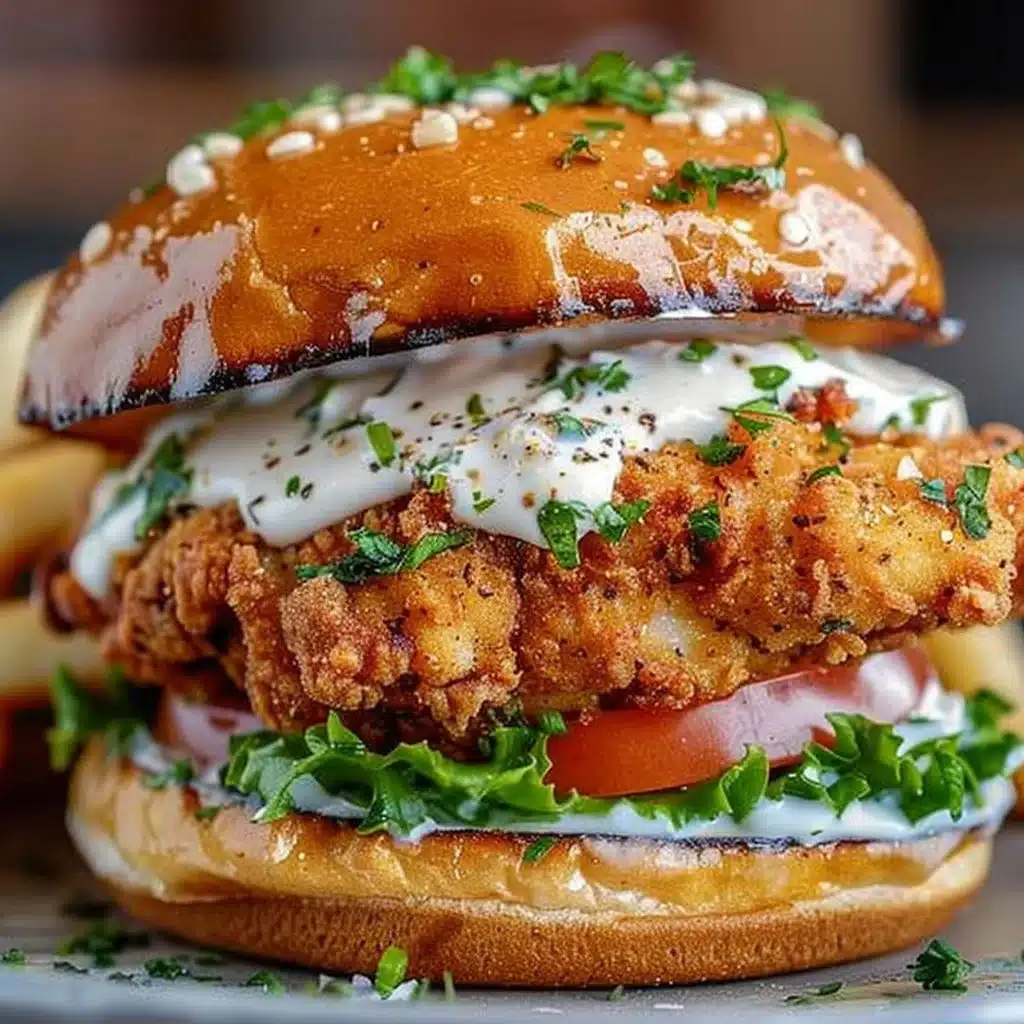 Cajun Crispy Chicken Sandwich with Garlic Aioli: Irresistibly Juicy! 3 Cajun Crispy Chicken Sandwich with Garlic Aioli: Irresistibly Juicy!