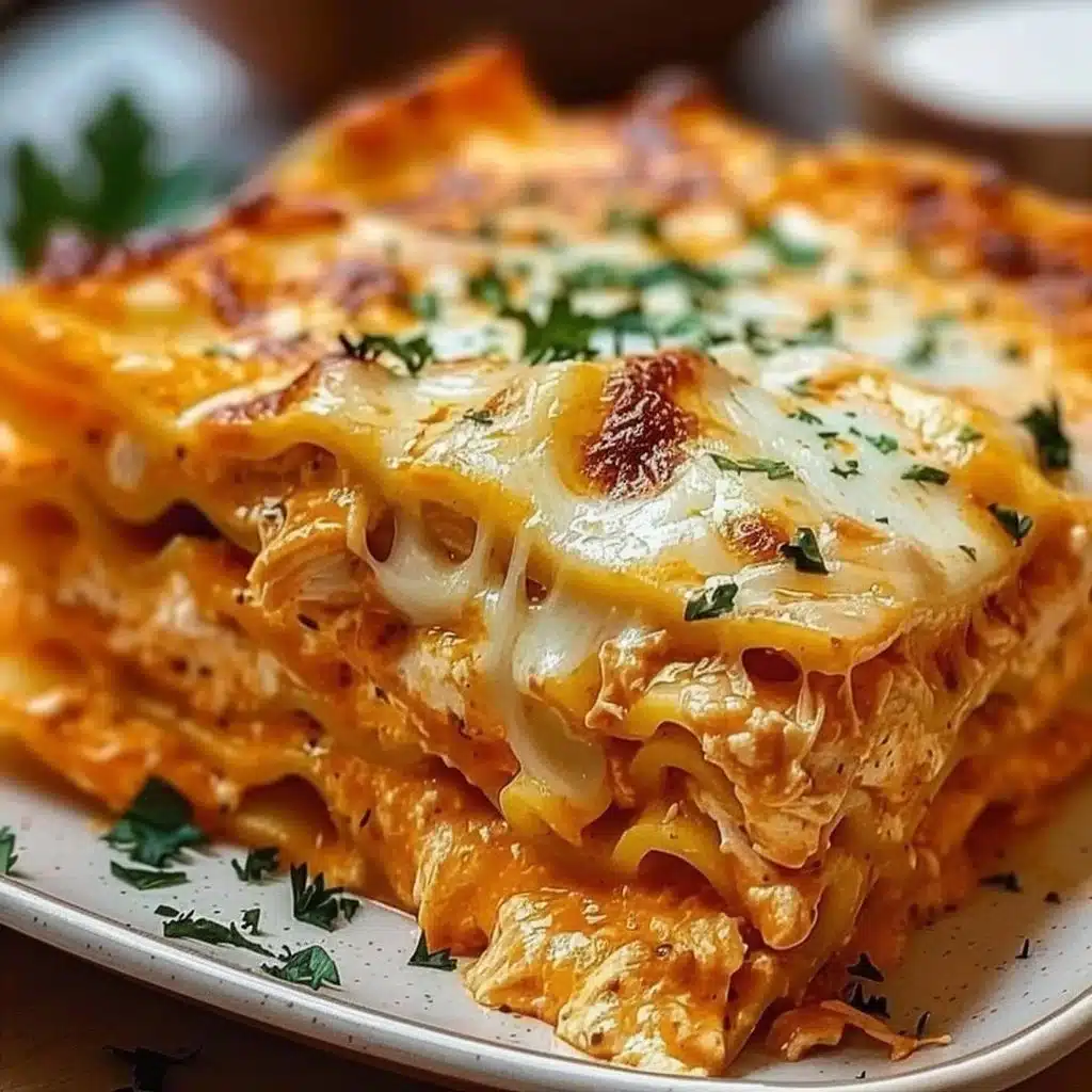 Cheesy Buffalo Ranch Chicken Lasagna 3 Cheesy Buffalo Ranch Chicken Lasagna