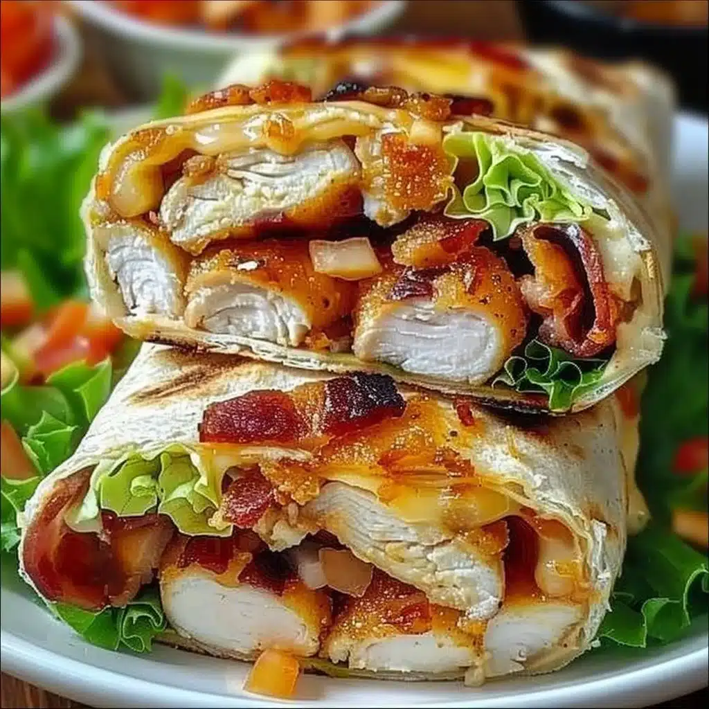 Chicken Bacon Wraps 3 Chicken Bacon Wraps