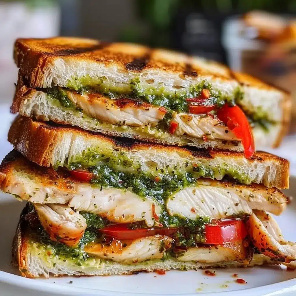 Chicken Pesto Sandwich 3 Chicken Pesto Sandwich