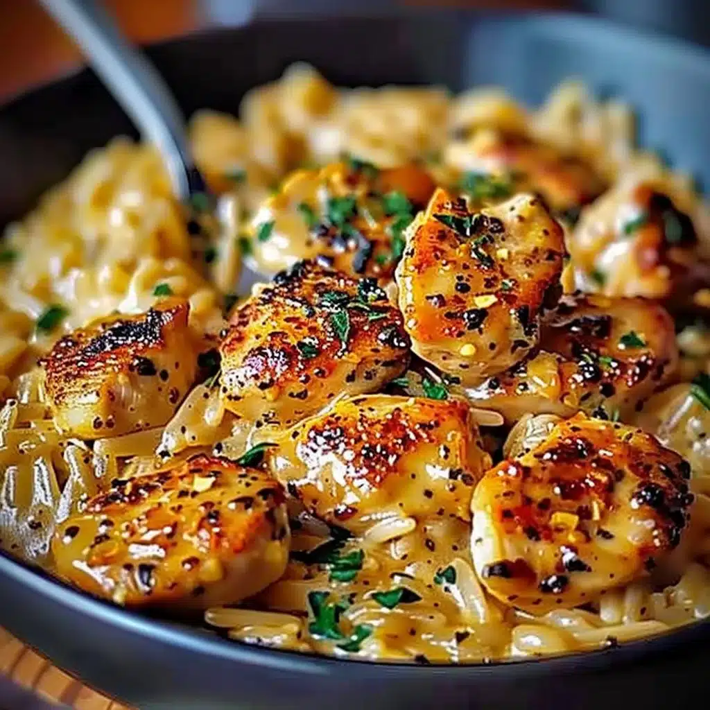Comforting One-Pot Cajun Chicken Alfredo Orzo in Just 30 Minutes 3 Comforting One-Pot Cajun Chicken Alfredo Orzo in Just 30 Minutes