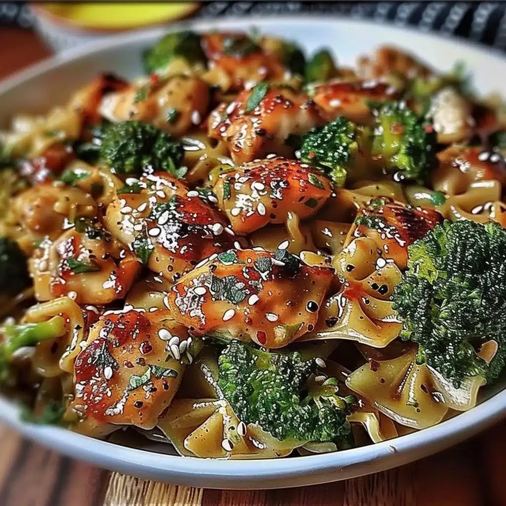 Cowboy Butter Lemon Bowtie Chicken with Broccoli 3 Cowboy Butter Lemon Bowtie Chicken with Broccoli