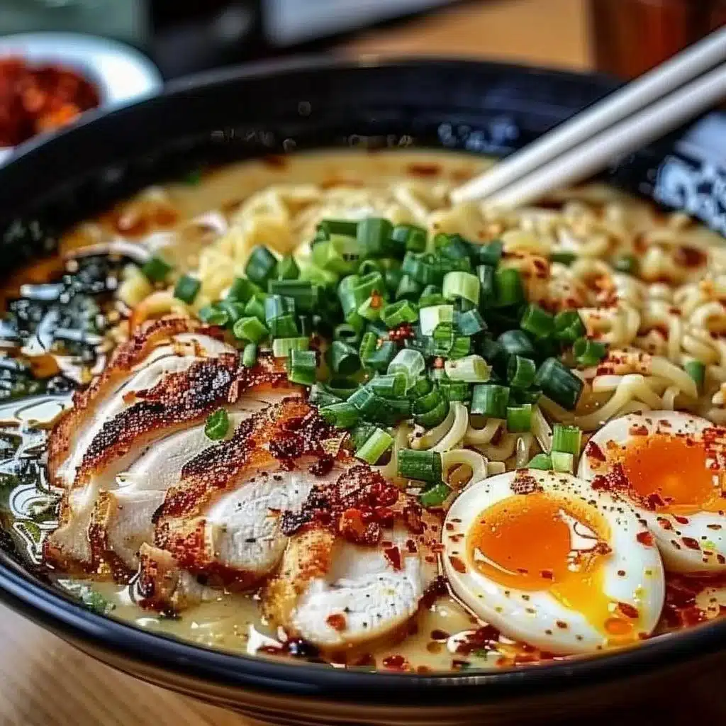 Creamy Garlic Chicken Ramen 3 Creamy Garlic Chicken Ramen