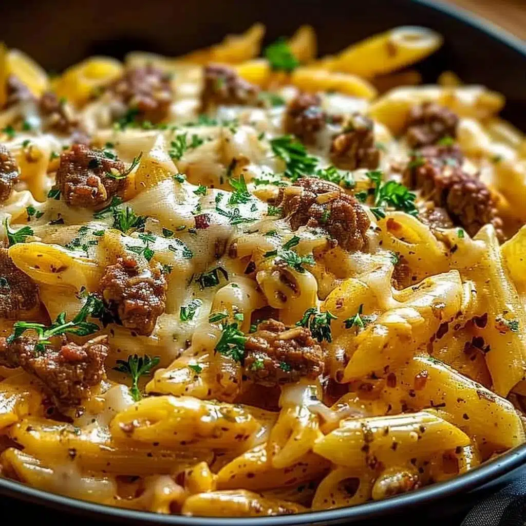 Creamy High Protein Beef Pasta 3 Creamy High Protein Beef Pasta