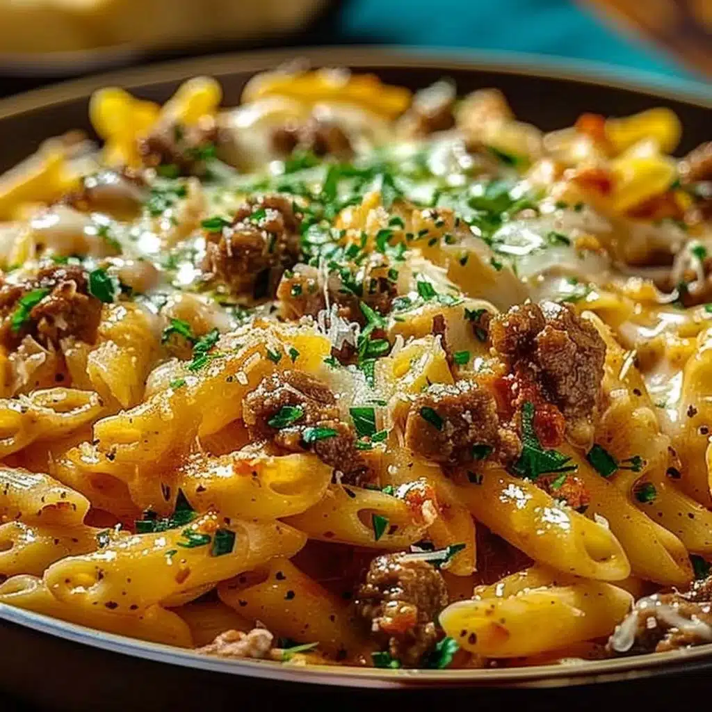 Creamy High Protein Beef Pasta 3 Creamy High Protein Beef Pasta