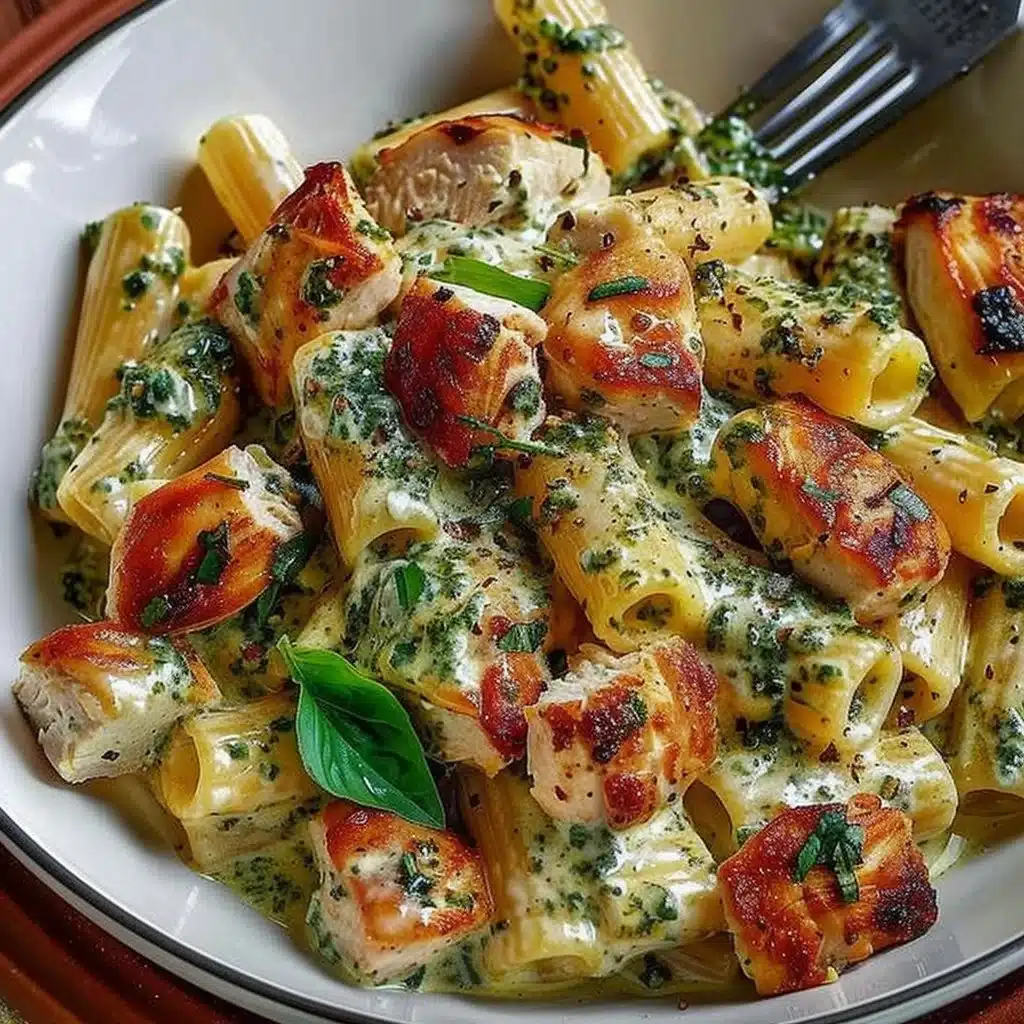 Creamy Pesto Chicken Pasta 3 Creamy Pesto Chicken Pasta