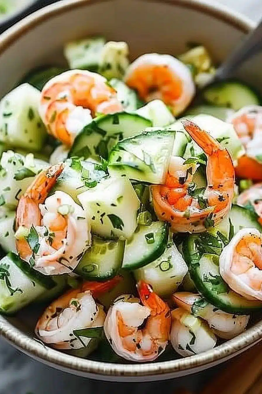 Cucumber Shrimp Salad 3 Cucumber Shrimp Salad
