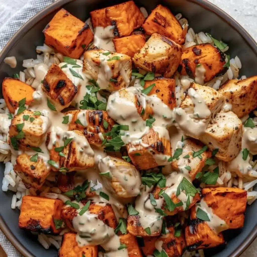 Healthy Chicken & Sweet Potato Rice Bowl 3 Healthy Chicken & Sweet Potato Rice Bowl