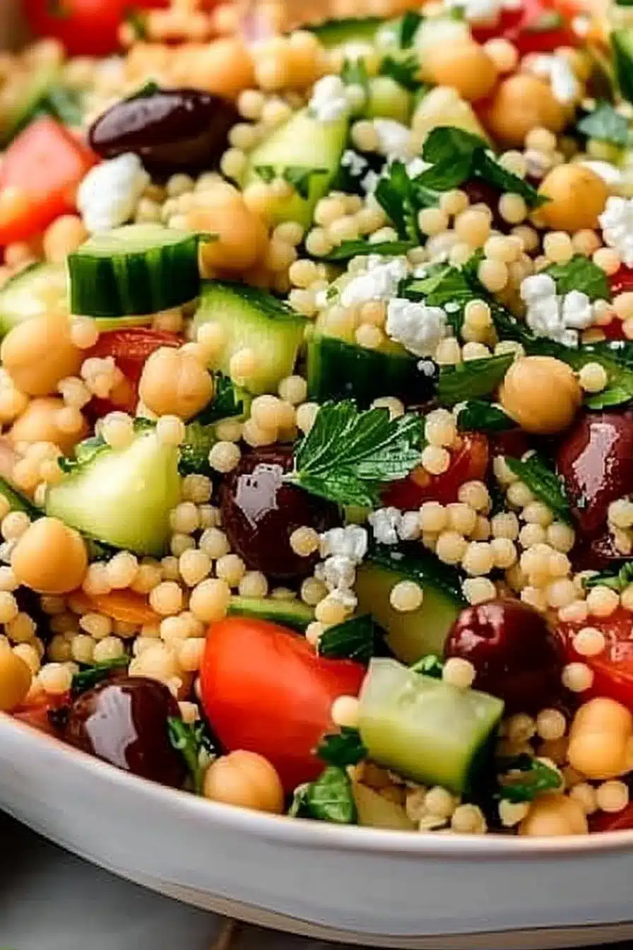 Healthy Mediterranean Couscous Salad 3 Healthy Mediterranean Couscous Salad