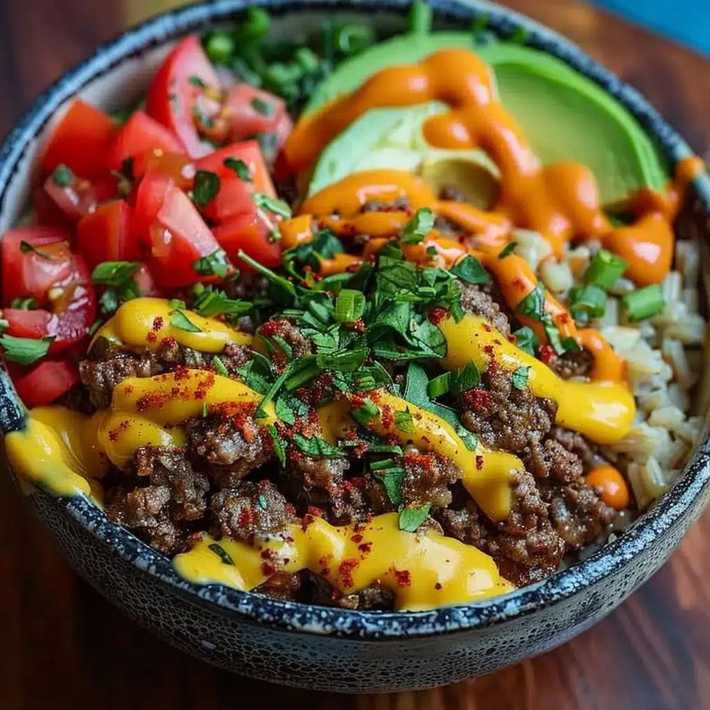 High-Protein Cheeseburger Bowls Recipe – Low-Carb Meal Prep with Ground Beef & Burger Sauce 3 High-Protein Cheeseburger Bowls Recipe – Low-Carb Meal Prep with Ground Beef & Burger Sauce
