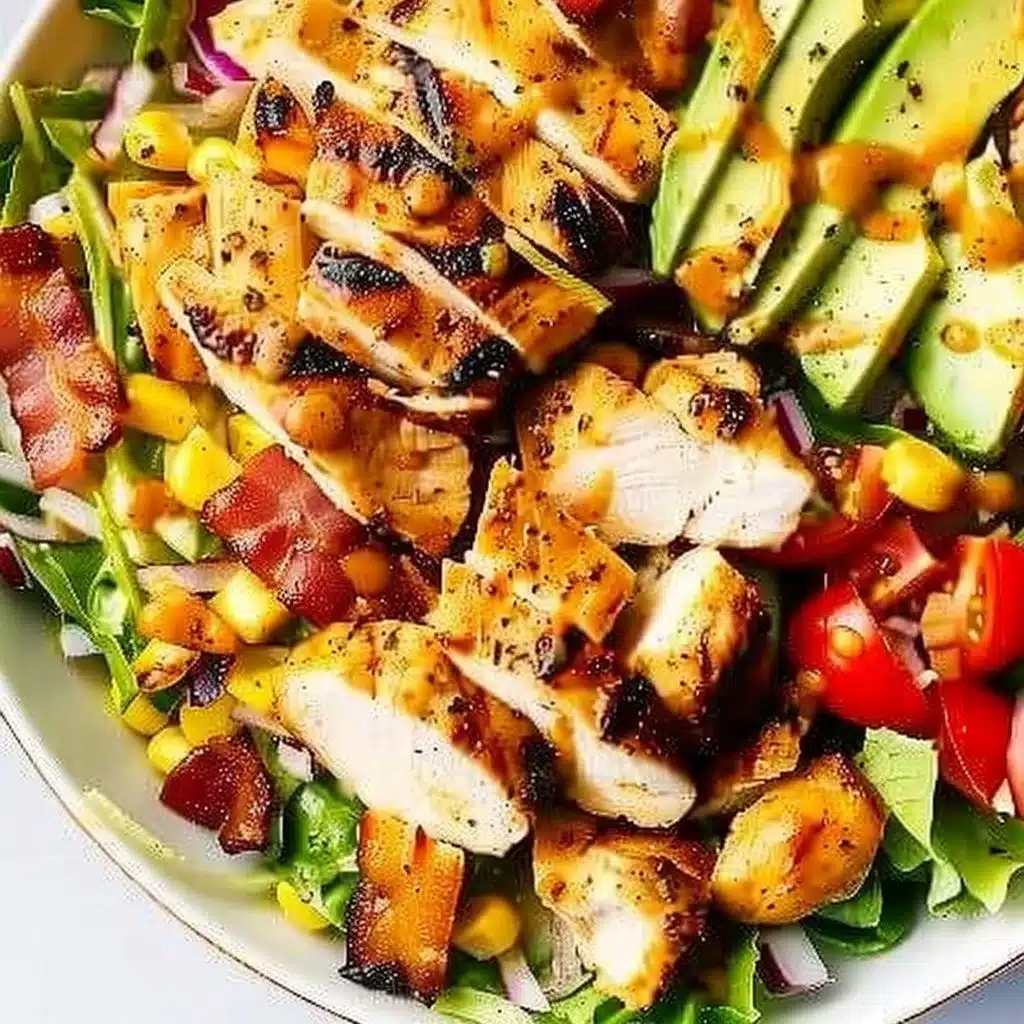 Honey Mustard Chicken Salad with Avocado, Bacon & Goat Cheese 3 Honey Mustard Chicken Salad with Avocado, Bacon & Goat Cheese