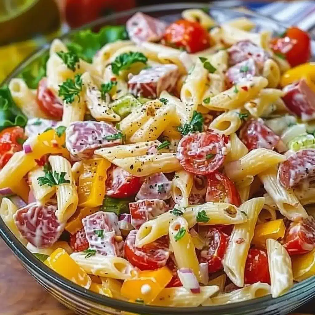 Italian Grinder Pasta Salad 3 Italian Grinder Pasta Salad