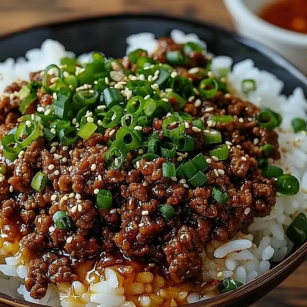 Korean Ground Beef Bowl 3 Korean Ground Beef Bowl