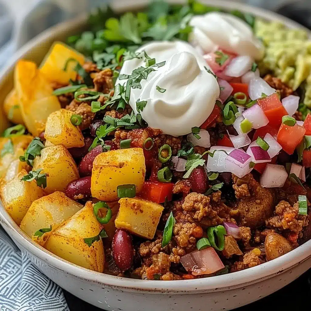Loaded Potato Taco Bowl 3 Loaded Potato Taco Bowl