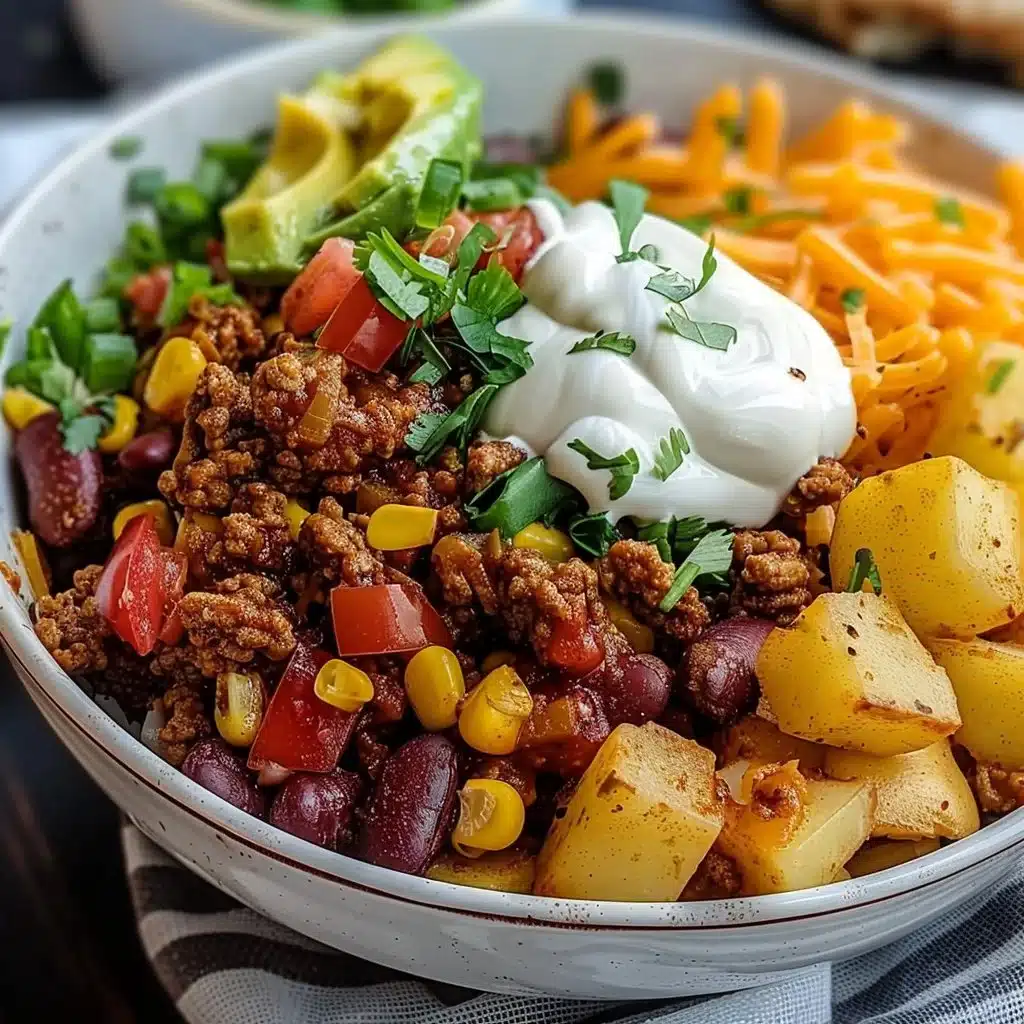 Loaded Potato Taco Bowl 3 Loaded Potato Taco Bowl