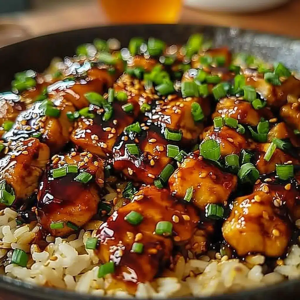 One-Pan Honey BBQ Chicken and Rice 3 One-Pan Honey BBQ Chicken and Rice