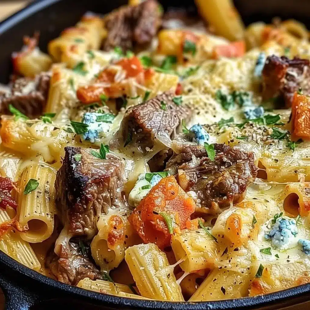 Steak & Blue Cheese Rigatoni Bake 3 Steak & Blue Cheese Rigatoni Bake