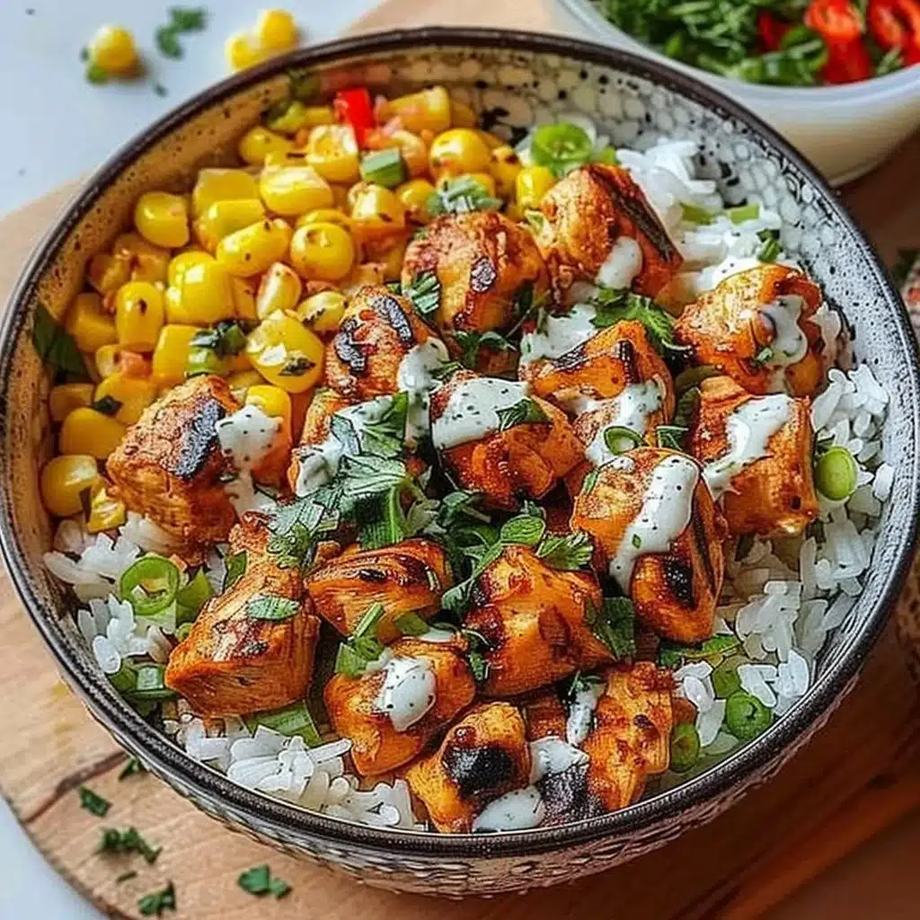 Street Corn Chicken Rice Bowl 3 Street Corn Chicken Rice Bowl