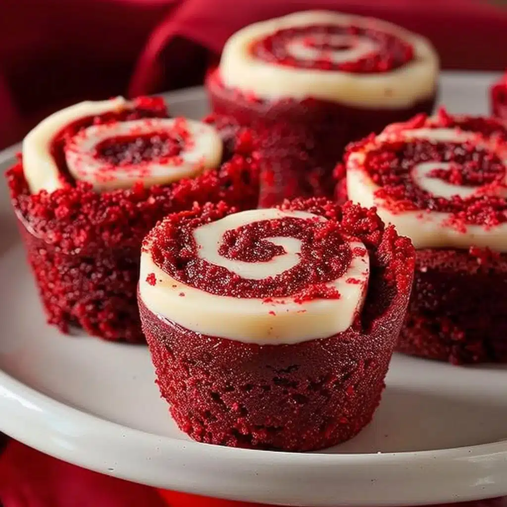 Sweet Red Velvet Brownie Bites 3 Sweet Red Velvet Brownie Bites