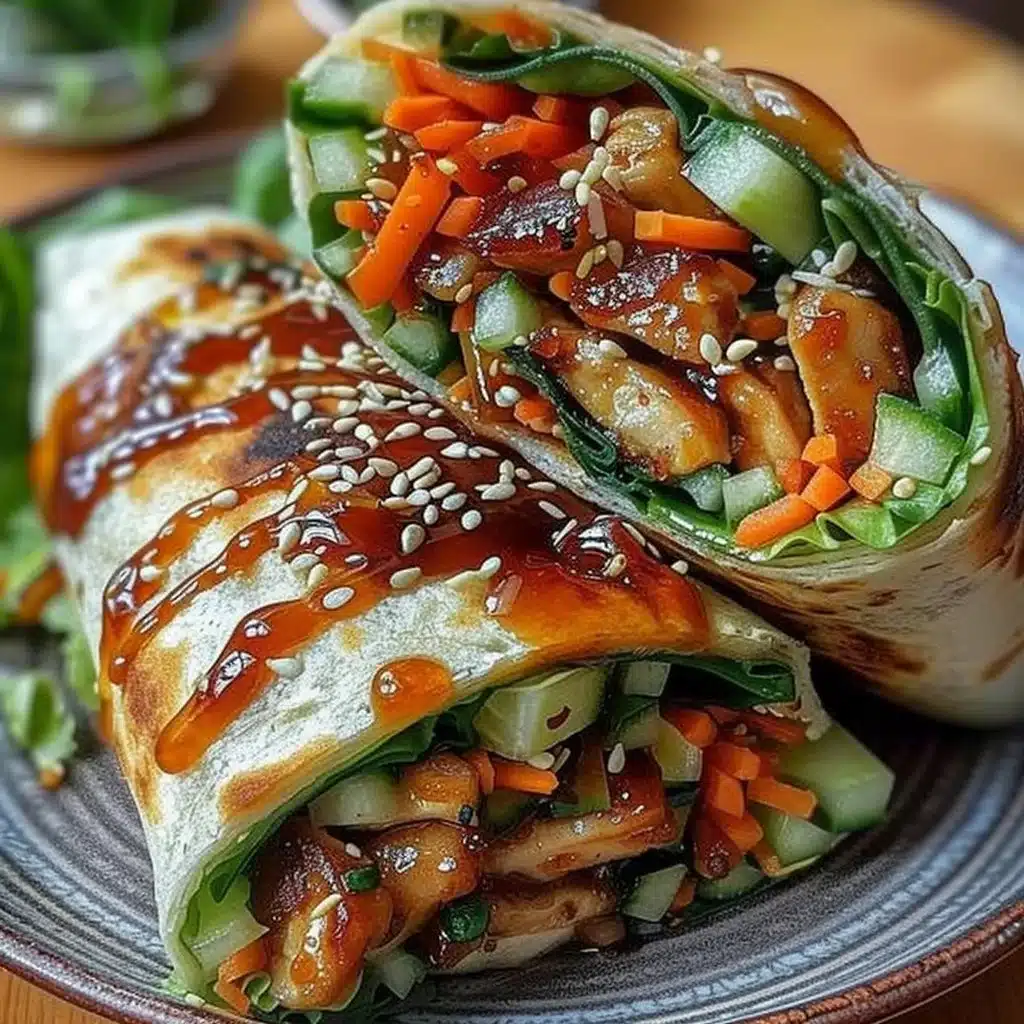 Teriyaki Chicken Wrap 3 Teriyaki Chicken Wrap