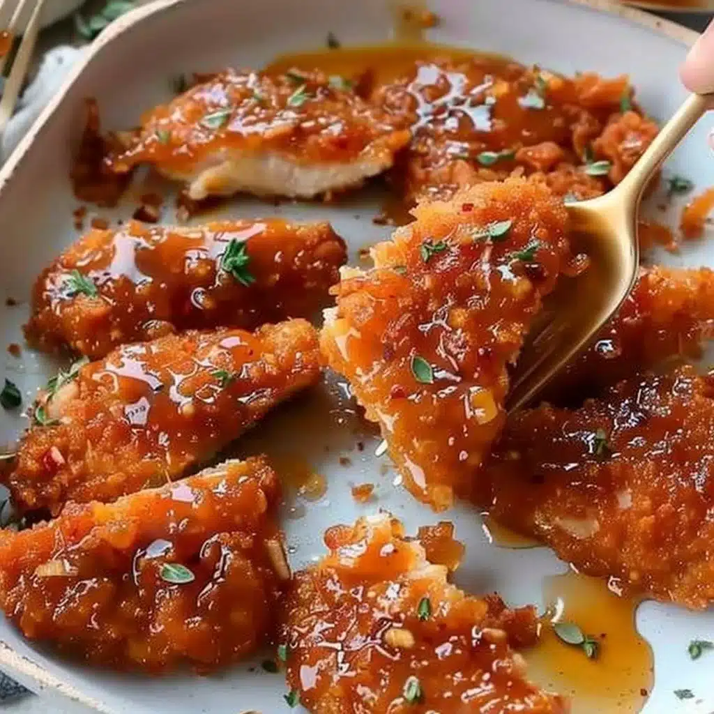 Baked Crunchy Hot Honey Chicken 3 Baked Crunchy Hot Honey Chicken